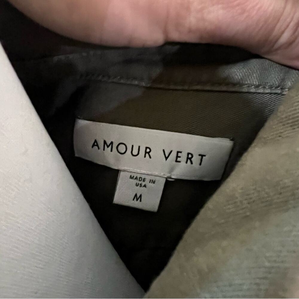 Amour Vert Oceane olive green jumpsuit SMALL - Picture 6 of 8